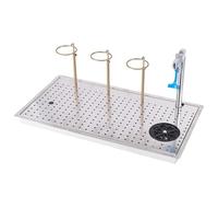 Rinceur de Pichet, Rinceur de Verre pour Évier de Cuisine, Lave Bouteille avec Douchette Latérale et Bac D'égouttage, pour Maison, Restaurant, Thé, Café, Bar(64x34x22cm/25.2x13.4x8.7in)