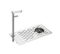 Rinceur de Verre pour Évier de Cuisine, Lave Biberon Automatique avec Douchette Latérale, Robinet et Bac D'égouttage, pour Cafés et Restaurants