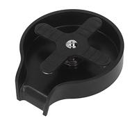 Rinceur de Verres, Buse Haute Pression à 5 Trous, Lave-gobelet Automatique Multi-angles, Nettoyage en Profondeur, Rinceur de Bouteilles pour éviers de Cuisine, Système de Rinçage (BLACK)