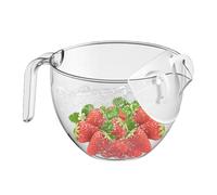 Rinceur Égouttoir À Riz Saladier | Avec Panier Égouttoir Latéral Drainant | Rince-Légumes Et Aliments Multifonction,Pour Lavage Au Robinet Des Fruits, Légumes, Légumineuses, Céréales,