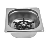 Rinceuse Automatique de Verres en Acier Inoxydable avec Support Hexagonal l Rin age Rapide Sans pour Restaurants et H tels