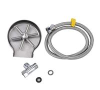 Rinceuse de verre en métal pour évier de cuisine, lave-bouteille, nettoyeur de tasse, rinceuse de verre de robinet, lave-verre en acier inoxydable, lave-verre automatique d'évier,