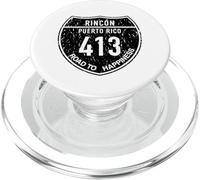 Rincón Porto Rico | Road to Happiness 413 PopSockets PopGrip pour MagSafe