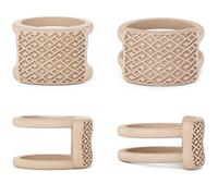 RINFIT Lot de 2 protections de bagues de fiançailles pour la salle de sport en silicone 4 mm et 9 mm, Silicone, Non connu