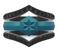 Rinfit Lot de 3 alliances en silicone pour femme - Bagues minces et empilables - Lot de 3 et 4 - Alliances en caoutchouc doux et sans métal - Résistantes - Remplacement d'alliances durables