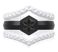 Rinfit Lot de 3 alliances en silicone pour femme - Bagues minces et empilables - Lot de 3 et 4 - Alliances en caoutchouc doux et sans métal - Résistantes - Remplacement d'alliances durables