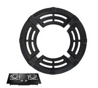 Ring - Anneaux de support de cuisine | Alliage de fonte avec rainures de rétention de la chaleur et base stable à quatre fentes pour brûleurs à gaz, réchauds de camping, barbecues d'extérieur et