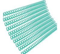 Ring Binder 50pcs Plastic 30-Hole Loose Leaf Binders Binding Spines Combs 85 Sheets Capacity for DIY Paper Notebook Album(Green)