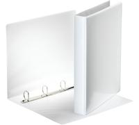 Ring Binder-A4-Capacity Of 230 Sheets-Cardboard Coated With Polypropylene-4 Rings-White