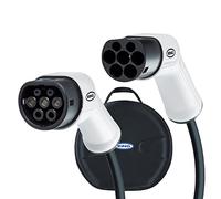 RING Câble de Charge pour véhicule électrique 32 A - 1 Phase de Type 2 à Type 2 : Convient à Tous Les véhicules Hybrides entièrement électriques et Rechargeables