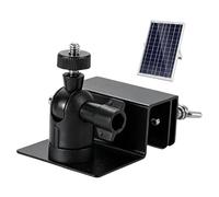Ring Camera Gutter Mount - Adjustable Solar Panel & Security Cameras Holder, 2.44x2.36x2.87 inches Universal Railing Camera Mounts Bracket, No Drill Outdoor Mount for Fence and Gutter Installation