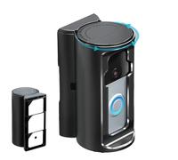 Ring Doorbell Mount | Support Adhésif sans Fil pour Caméra De Portier Murale,Support Réglable pour Porte Portail Garage Maison Commerce | Sécurité Murale Extérieure Fixation