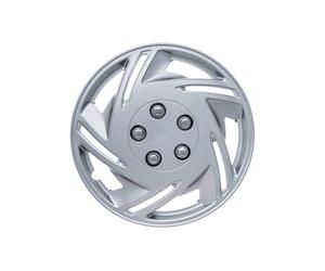 RING Enjoliveurs 14'' pouces Cap De Roue Jeu Enjoliveur Auto argent RWT1430