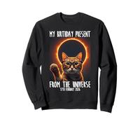 Ring Fire Birthday 17th February Cat Sweatshirt