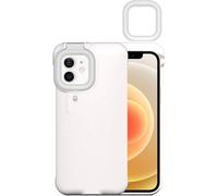 Ring Flash Remplir la lumière de téléphone cas Live Selfie lampe de poche antichoc Back Cover pour iPhone 12 Pro Max