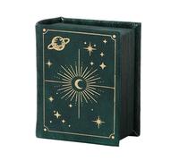 Ring Holder Box - Book Shape Jewelry Storage, Magnetic Closure Jewelry Box, PU Leather Ring Holder Boxes With Velvet Interior Jewelries Storage Case For Engagement Women Proposal Birthday Travel