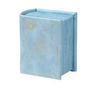 Ring Holder Box - Book Shape Jewelry Storage, Magnetic Closure Jewelry Box, PU Leather Ring Holder Boxes With Velvet Interior Jewelries Storage Case For Engagement Women Proposal Birthday Travel