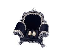 Ring Holder Wedding | 1:12 Black Small Resin Sofa Shaped Jewelry Storage,Jewellery Boxes & Organisers - For Engagement Proposal Ceremony Bridal Party Groom Anniversaries Birthday Christmas Home