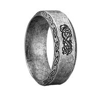 Ring Jewelry, Viking Celtic Dragon Ring for Men Women - Norse Mythology Vintage Dragon Ring - Couples