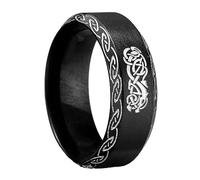Ring Jewelry, Viking Celtic Dragon Ring for Men Women - Norse Mythology Vintage Dragon Ring - Couples