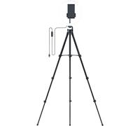 Ring Light - annulaire LED USB de 12 Pouces avec trépied pour PC, Transmission Mobile (Spectre Lumineux réglable, Options de Montage Flexibles) Noir
