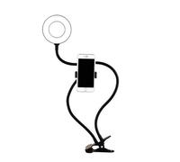 Ring Light Selfie 4 Pouces Avec Support Téléphone 360° Pour Streaming et Selfies YONIS