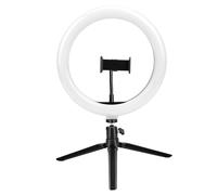 Akashi Ring Light Trépieds Blanc / Noir