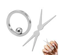 Ring Magnet For Nails, Ring Shaped Portable Reusable Nail Magnet Tool, Professional cat-eye Nail Effect Magnets With Easy Grip Rings For Women Girls Home Salon DIY Manicure Feline Gaze Effect Use