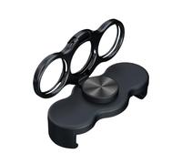 Ring Phone Holder - 360 Rotating Foldable Mobile Grip | Double-Ring Back Clip Holder | Phone Stand for Hand Finger Use, Desk Car Office Gym Kitchen Table Call Navigation