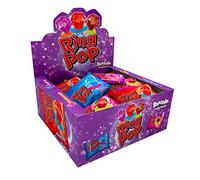 Ring Pop Lot de 24 sucettes de saveurs assorties Framboise bleue, fraise, cola et cassis