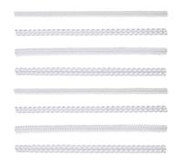 Ring Size Adjuster - Silicone 10x0.5x0.5cm 8 Pieces | Invisible Silicone Ring Sizing Kit, Jewelry Spacer | For Daily Gym Party Bridal Birthday Holiday Engagement Keychain Finger