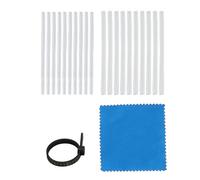 Ring-Sizer Adjusting Invisible Spiral Silicone Restrnerner Set avec outil de mesure pour les anneaux en vrac 20 pièces 2 tailles comprend un tissu de polissage et un camion