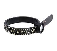 Ring Sizer Measuring Tool - US Size 1-17 | Finger Sizer Gauge With Magnifying Glass Window For Effortless Reading, Reusable Soft Ruler Belt For Men, Women & Kids, Accurate Jewelry Sizing Tool