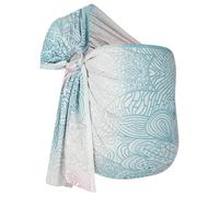 Hoppediz Ring-Sling, Porte-bébé pour les Nouveau-nés et Bébés, Écharpe de portage avec deux anneaux en aluminium, 0-36 mois, 3-20 kg, Jaipur crème