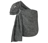 Ring-Sling Popeline Denim schwarz