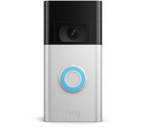 Ring - Sonnette Connectée Video Doorbell - Satin Nickel Slim