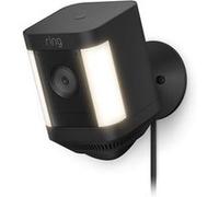 Ring Caméra de surveillance Spotlight Cam Plus 8SH1S2-BEU0 – Plug-in Wi‑Fi 1080p Noir