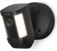 Ring Spotlight Cam Pro filaire - Caméra de sécurité IP - Extérieur - Sans fil - Plafond/Mur - Noir - Boîtier