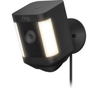 Ring Caméra de surveillance Spotlight Cam Plus 8SH1S2-BEU0 – Plug-in Wi‑Fi 1080p Noir