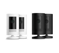 Ring Stick Up Cam Battery, pack de 2, couleur:blanc