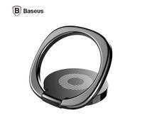 Ring Support Aimanté, Baseus [Sumq-01] [Privity Air Rotation 180°] Anneau Support Magnétique En Métal Compatible Support Voiture [Black] - Noir