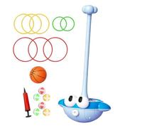 Ring Throw Games, Interactive Fun Toys With Sticky Ball, Kids Activity Toys | Rumbler Ring Toss Game, Children's 3-in-1 Multifunctional Rumbler Toy Indoor Play Toys For Yard Beach Camping Picnic Birthday