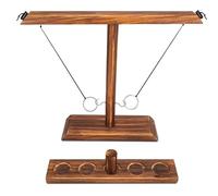 Ring Toss Game for Adults - Table Games - Camping Games for Adults - Yard Games Outdoor Games for Adults and Family - Hook and Ring Games for Camping & Party, 15.7" X 13" Large Size