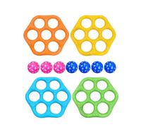 Ring Toss Game Pool - Jeu De Lancer Gonflable 100 X 90 Cm 1200 G, Jeu De D'Eau | Ensemble De Balles À Lancer D'anneaux Flottants, Pour Plage, Jardin, Piscine, Fête, Loisirs En Famille, Divertiss