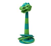 Ring Tossing Game - 17,9 x 2,76 cm, Dinosaur Stacking Toy Ring Throw Set Outdoor Play Design | Interactive Toss Game Skill And Coordination Fun, Rings Toss Toy For Boys, Girls, Camping, Beach, Picnic
