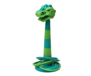 Ring Tossing Game - 7.9x2.76 Inches, Dinosaur Stacking Toy Ring Throw Set Outdoor Play Design | Interactive Toss Game Skill And Coordination Fun, Rings Toss Toy For Boys, Girls, Camping, Beach, Picnic