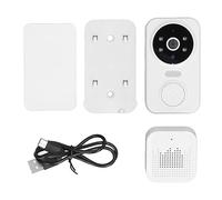 Ring Video Doorbell Camera Caméra de Sonnette sans Fil Intelligente pour la sécurité à Domicile Enregistrement Vidéo 1080p Vision Nocturne 2 Voies Voix sans Fil WiFi Sonnette