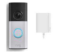 Ring Wired Doorbell Plus 2nd Gen - Plug-in Argent