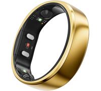 RingConn Gen 2 Smart Ring | Suivi de l’apnée du Sommeil inédit | 12 Jours d’autonomie | Suivi Sommeil, fréquence Cardiaque & Stress | Santé féminine | sans abonnement | iOS/Android (Or, Taille 6)