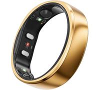 RingConn Gen 2 Smart Ring | Suivi de l’apnée du sommeil inédit | 12 jours d’autonomie | Suivi sommeil, fréquence cardiaque & stress | Santé féminine | Sans abonnement | iOS/Android (Or rose, taille 6)